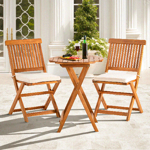 Round Two Person Patio Dining Sets You'll Love Wayfair